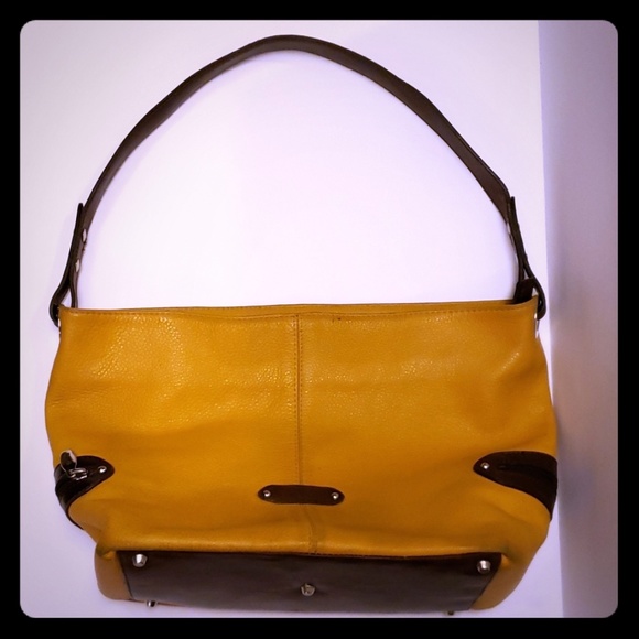 mustard shoulder bag